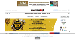 Desktop Screenshot of dnoticias.pt